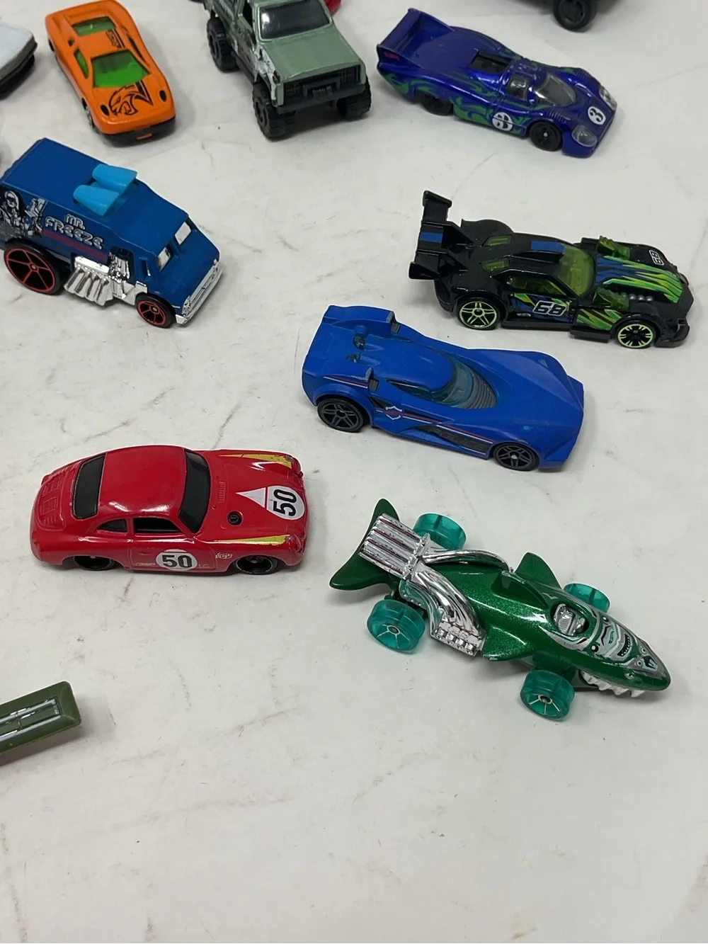Assorted Kids Toy Cars - Red, Blue, Green, Orange, Black